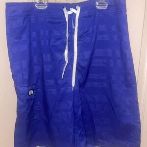 Electric Blue Men's Swim Board Shorts